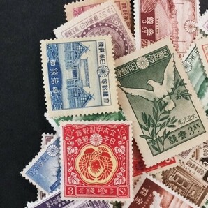 戦前記念切手 未使用ロット 100枚以上 1915年～1944年発行 の画像5