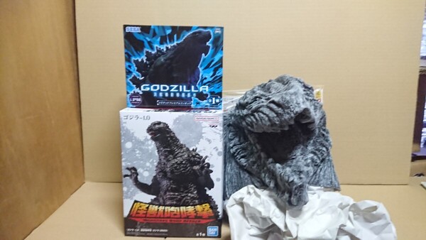 『ゴジラ-1.0』 怪獣咆哮撃 ゴジラ(2023),GODZILLA 決戦起動増殖都市LPM, GODZILLAマスク 全3品 未開封 未使用 商品説明必読