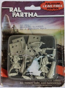 ral partha ラルパーサ ファンタジー メタルフィギュア REAVERS SLAVERS 4体入り 未開封 TRPG Fantasy MINIATURE