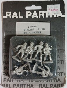 ral partha ラルパーサ メタルフィギュア PIKEMEN 6体 未開封 TRPG MINIATURE 