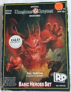 ral parthalarupa-sa Dan John z& Dragons official metal figure BASIC HEROS SET DUNGEONS & DRADONS defect have D&D