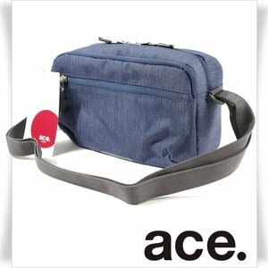 新品1円～★ace.TOKYO エース ACE コルティ 横型 ショルダーバッグ ネイビー 軽量 正規店本物 ◆8041◆　