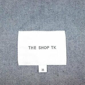 新品1円～★THE SHOP TK タケオキクチ CAVEスタンドカラーデニムブルゾン M ダークネイビー ジップジャケット 正規店本物 ◆8060◆の画像8