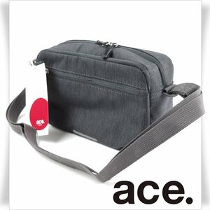 新品1円～★ace.TOKYO エース ACE コルティ 横型 ショルダーバッグ グレー 軽量 正規店本物 ◆8721◆　