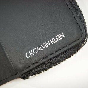 新品1円～★CK CALVIN KLEIN カルバンクライン メンズ 牛革レザー L字ファスナー 4連キーケース スマートキー 小銭入財布 箱付き ◆9235◆の画像8