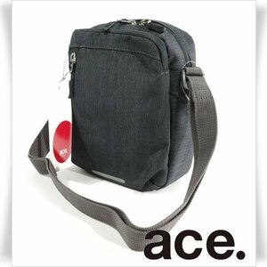 新品1円～★ace.TOKYO エース ACE コルティ 縦型 ショルダーバッグ グレー 軽量 正規店本物 ◆9704◆　