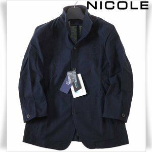 新品1円～★ニコル セレクション NICOLE selection メンズ 吸水速乾 カラミ ワイヤースタンドカラー ジャケット 46 M ブルゾン ◆1111◆