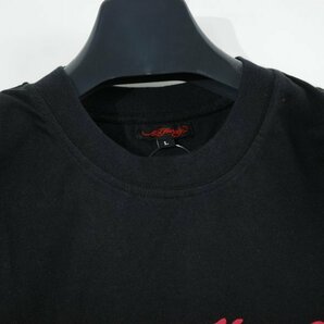 新品1円～★Ed Hardy エドハーディー メンズ 半袖 コットン綿 天竺 Tシャツ M 黒 ブラック クルーネック カットソー ◆1254◆の画像5