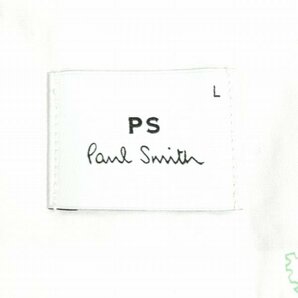 新品1円～★定価1.7万 ポールスミス PS Paul Smith オーガニックコットン 綿 半袖 Dart Frog シャツ L 白 正規店本物 ◆1288◆の画像8