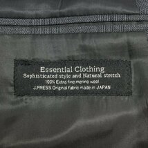 新品1円～★J.PRESS ジェイプレス ESSENTIAL CLOTHING グレンチェック ウール毛100% スーツ A5 ノータック ◆1303◆_画像8