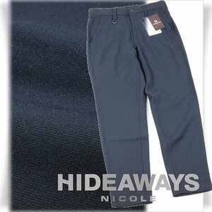  новый товар 1 иен ~* обычная цена 1.2 десять тысяч HIDEAWAYS NICOLE - Ida way Nicole мужской стрейч полиэстер Toro легкий брюки 44 S темно-синий *1664*