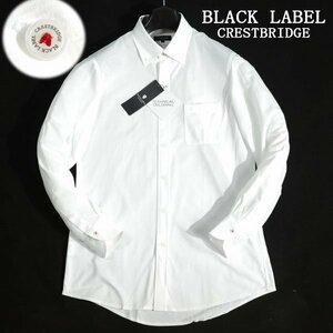 新品1円～★定価1.9万 BLACK LABEL ブラックレーベル クレストブリッジ 長袖 MIYUKI生地ジャージヘリンボーンボタンダウンシャツ M◆2072◆