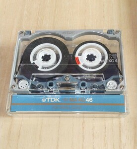 【廃盤】昭和レトロ ● TDK カセットテープ METAL テープ MA-XG46 ● メタルテープ Audio / メタル / 使用済み / 当時物 / 【超レア品】
