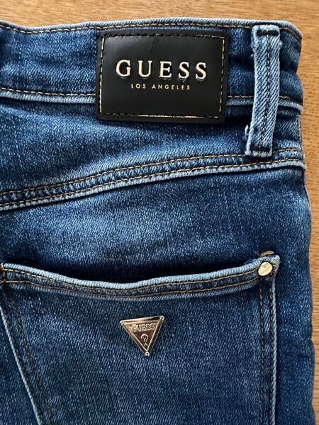 1979 GUESS 美脚 スキニーデニム ジーンズ スリム レディース 24 S guess
