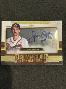 2023 Topps Five Star Baseball Spencer Strider PENTAMEROUS PENMANSHIP Auto /25