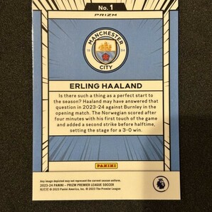 2023-24 Panini Prizm Premier League Soccer Erling Haaland MANGA #1の画像2