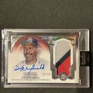 2023 Topps Dynasty Baseball Dave Winfield Patch Auto /10の画像1