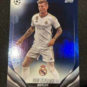 2023-24 Topps UEFA Competitions Soccer Toni Kroos Blue Inferno /125の画像1