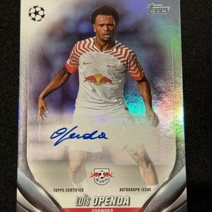 2023-24 Topps UEFA Competitions Soccer Luis Openda Autoの画像1