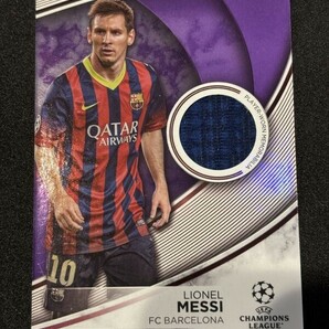 2023-24 Topps UEFA Competitions Soccer Lionel Messi Relic Purple /299の画像1