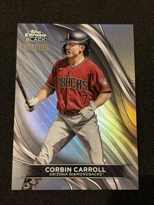 2024 Topps Chrome Black Baseball Corbin Carroll Refractor /199