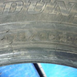 DUNLOP ダンロップ WINTER MAXX WM02 175/65R15 2023年製 9部山 アクア/フィールダー/フィット/ノート/スイフト 等にの画像6