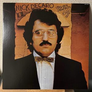 Nick DeCaro Italian Graffiti レコード LP AOR ニック・デカロ イタリアン・グラフィティ