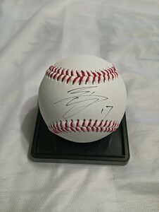  samurai Japan Los Angeles *doja-s large . sho flat player autograph autograph ball ultra rare Japan ham Fighter z