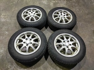 １スタ！売切！　15インチ　タイヤアルミホイール4本セット　195/65R15 156J セレナ