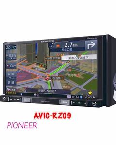 即決＼＼美品★Pioneer カロッツェリア 楽ナビ AVIC-RZ09 2014地図/TV/Bluetooth/DVD/CD/SD HDMI CARROZZERIA