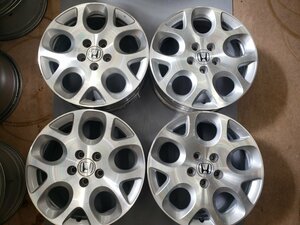 ◎傷小良品 ホンダ RD６ CR-V純正 17inc 6.5j +50 114.3/5H ハブ径64mm 4本 検）オデッセイ ステップワゴン クロスロード ヴェゼル