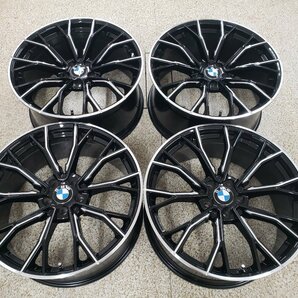 ◎傷極小 BMW Mスポーツ 20inc 8.5j +23 9.5j +35 112/5H (4本) BMW 3シリーズ 5シリーズ G20 G21 G30 G31 G60 G61 ACシュニッツァーの画像1