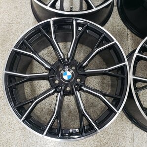 ◎傷極小美品 BMW Mスタイル 20inc 8.5j +23 9.5j +35 112/5H (4本) BMW 3シリーズ 5シリーズ G20 G21 G30 G31 G60 G61 ACシュニッツァーの画像3