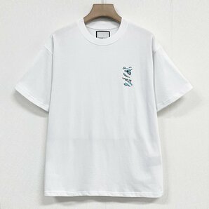 個性ヨーロッパ製※定価2万◆ブルガリア発※RISELIN 半袖Tシャツ 高級 通気 吸汗 快適 クマ トップス プルオーバー ストリート 街着 XL/50の画像2