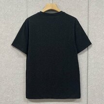 人気・半袖Tシャツ 定価3万◆Emmauela・イタリア・ミラノ発◆高級シルク混 薄手 通気 伸縮性 立体感 快適 トップス 上品 スウェット XL_画像2