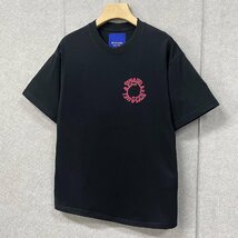 高級・半袖Ｔシャツ 定価2万◆Emmauela・イタリア・ミラノ発◆綿100％ 通気 吸湿 耐久 上品 ロゴ 英字 カットソー スウェット 絶賛 春夏 M_画像8