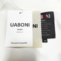 高級EU製＆定価4万◆UABONI*Paris*トレーナー*ユアボニ*パリ発◆綿100％ 高級 モノグラム クマ トップス カットソー トレンド 日常着 XL/50_画像7