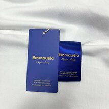 人気・半袖Ｔシャツ 定価2万◆Emmauela・イタリア・ミラノ発◆綿100％ 通気 吸湿 耐久 上品 ロゴ 英字 カットソー スウェット 絶賛 春夏 M_画像9