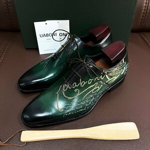 ..EU made regular price 28 ten thousand special order limited goods *UABONI* business shoes *yuaboni* high class hand made handmade hand . original leather formal gentleman for 26cm