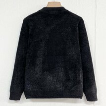 最高峰ヨーロッパ製※定価5万◆ブルガリア発※RISELIN セーター カシミヤ/ミンク混 丸首 防寒 起毛 オシャレ リラックス 快適 日常 2XL/52_画像2