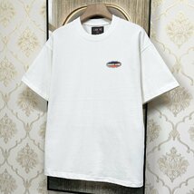 定番EU製＆定価2万◆UABONI*Paris*半袖Tシャツ*ユアボニ*パリ発◆個性 吸汗 薄手 油絵風 イラスト トレンド カットソー 日常 XL/50サイズ_画像10