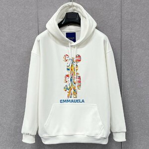  piece .* Parker regular price 5 ten thousand *Emmauela* Italy * milano departure * popular heat insulation soft playing heart bear colorful sweat tops L/48 size 