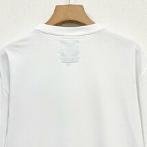 個性ヨーロッパ製※定価2万◆ブルガリア発※RISELIN 半袖Tシャツ コットン100％ 吸湿速乾 薄手 個性 英字 刺繍 遊び心 カットソー 夏 XL/50_画像4