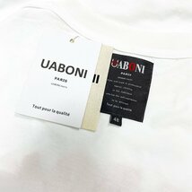 個性EU製＆定価2万◆UABONI*Paris*半袖Tシャツ*ユアボニ*パリ発◆コットン100％ 吸汗 ソフト 快適 遊び心 アメカジ ストリート 街着 2XL_画像8