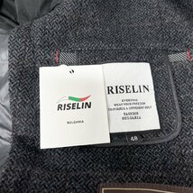 人気ヨーロッパ製※定価9万◆ブルガリア発※RISELIN テーラードジャケット カシミヤ ソフト 暖かい ダウンインナー 2WAY ビジネス 通勤XL_画像10