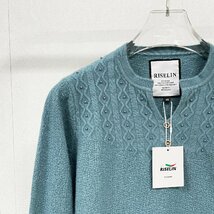 定番ヨーロッパ製※定価5万◆ブルガリア発※RISELIN セーター 上品 ウール混 防寒 ソフト 快適 ニット トップス 綺麗 レディース 2XL/52_画像5