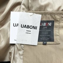 最高級EU製＆定価6万◆UABONI*Paris*ジャケット*ユアボニ*パリ発◆上品 防風 耐久 機能性 無地 アウター ジャンパー レジャー 外出 XL/50_画像8