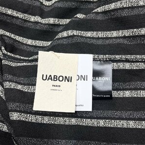 個性EU製＆定価5万◆UABONI*Paris*ジャケット*ユアボニ*パリ発◆上質 薄手 通気 ストライプ ライトアウター オシャレ 紳士 メンズ XL/50の画像8