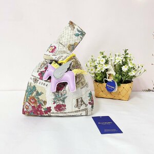  pouch bag regular price 8 ten thousand *Emmauela* Italy * milano departure * yukata for floral print handbag pouch flower fire convention Mini pretty elegant beautiful . lady's 