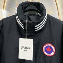 上品EU製＆定価10万◆UABONI*Paris*ダウンジャケット*ユアボニ*パリ発◆ダックダウン90％ 暖かい 防寒 保温 シンプル アウトドア XL/50_画像4